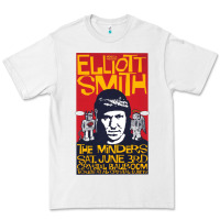 White Elliott Smith Premium Tee - linhVisuals