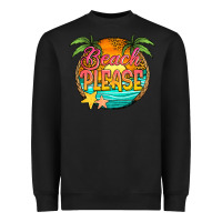 Black beach please Heavyweight Sweatshirt - Jasminsmagicworld