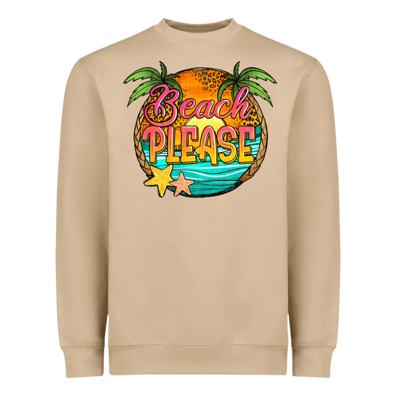 Beach Please Heavyweight Sweatshirt by Jasminsmagicworld | Teevron