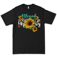 Black Blessed mom Mother's Day Premium Tee - FaDigitalArtStudio