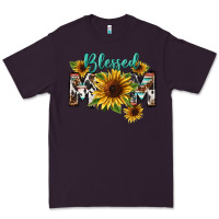 Plum Blessed mom Mother's Day Premium Tee - FaDigitalArtStudio