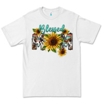 White Blessed mom Mother's Day Premium Tee - FaDigitalArtStudio