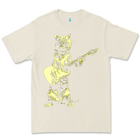 Bone cat playing guitar Premium Tee - linhVisuals