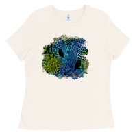 Bone halloween patch  3 Ladies Tee - BundleAndBundleShop