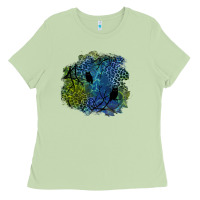 Matcha halloween patch  3 Ladies Tee - BundleAndBundleShop