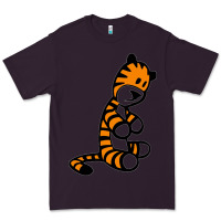 Plum Calvin Bill Watterson Premium Tee - linhVisuals