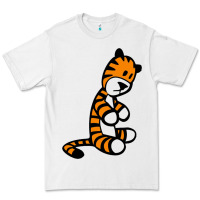 White Calvin Bill Watterson Premium Tee - linhVisuals