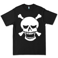 Black skull crossbones Premium Tee - linhVisuals
