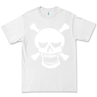 White skull crossbones Premium Tee - linhVisuals