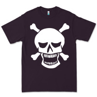 Plum skull crossbones Premium Tee - linhVisuals
