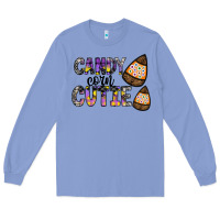 Colony Blue Candy Corn Cutie Long Sleeve Tee - CowhideDigitalArt
