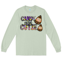 Matcha Candy Corn Cutie Long Sleeve Tee - CowhideDigitalArt