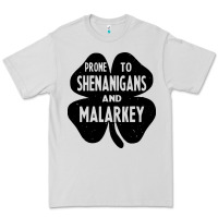 Prone To Shenanigans And Malarkey Premium Tee | Teevron