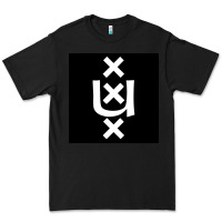 Black Amsterdam University Premium Tee - linhVisuals