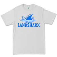 Dove Grey landshark Premium Tee - linhVisuals