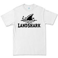 White landshark Premium Tee - linhVisuals