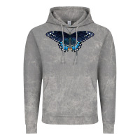 Cloud Rock Black Swallowtail Butterfly Vintage Hoodie - LillyAllenDesigns