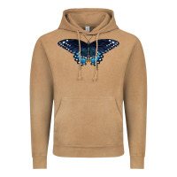 Vintage Camel Black Swallowtail Butterfly Vintage Hoodie - LillyAllenDesigns