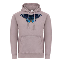 Vintage Zinc Black Swallowtail Butterfly Vintage Hoodie - LillyAllenDesigns