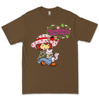 Cacao strawberry shortcake and cat Premium Tee - linhVisuals