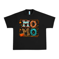 Black Fall Autumn Leopard Momo Urban Heavy Tee - LillyAllenDesigns