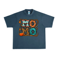Midnight Navy Fall Autumn Leopard Momo Urban Heavy Tee - LillyAllenDesigns