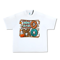 White Fall Autumn Leopard Momo Urban Heavy Tee - LillyAllenDesigns