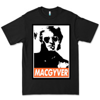 Black macgyver Premium Tee - linhVisuals