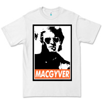 White macgyver Premium Tee - linhVisuals