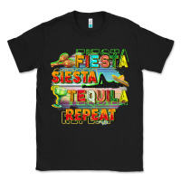 Black Fiesta siesta tequila repeat Classic Tee - FaDigitalArtStudio