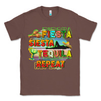 Chestnut Fiesta siesta tequila repeat Classic Tee - FaDigitalArtStudio