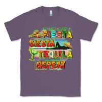 Lavender Fiesta siesta tequila repeat Classic Tee - FaDigitalArtStudio