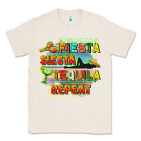 Natural Fiesta siesta tequila repeat Classic Tee - FaDigitalArtStudio