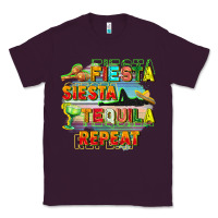 Plum Fiesta siesta tequila repeat Classic Tee - FaDigitalArtStudio