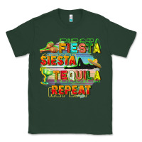 Sports Green Fiesta siesta tequila repeat Classic Tee - FaDigitalArtStudio