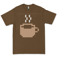 Cacao pixel coffee Premium Tee - linhVisuals