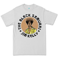 Dove Grey the black samurai Premium Tee - linhVisuals