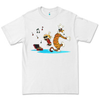 White calvin music Premium Tee - linhVisuals