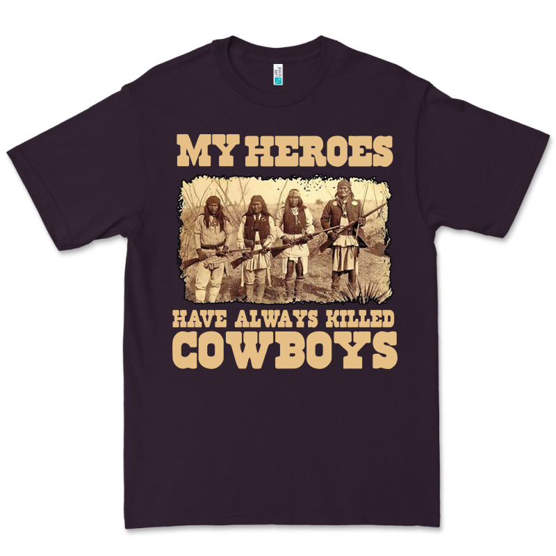 My Heroes Have Always Killed Cowboys Retro Premium Tee by linhVisuals | Teevron