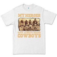 White my heroes have always killed cowboys retro Premium Tee - linhVisuals