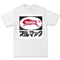 White bullmark Premium Tee - linhVisuals