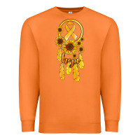 Carrot childhood cancer awareness dreamcatcher Premium Sweatshirt - Jasminsmagicworld