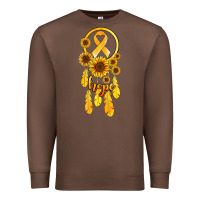 Chestnut childhood cancer awareness dreamcatcher Premium Sweatshirt - Jasminsmagicworld