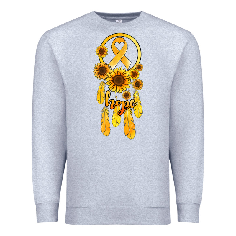 Childhood Cancer Awareness Dreamcatcher Premium Sweatshirt by Jasminsmagicworld | Teevron