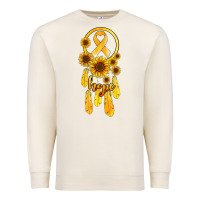 Sandshell childhood cancer awareness dreamcatcher Premium Sweatshirt - Jasminsmagicworld
