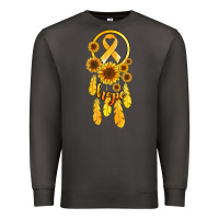 Smoke childhood cancer awareness dreamcatcher Premium Sweatshirt - Jasminsmagicworld