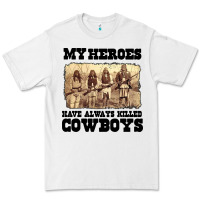 White my heroes have always killed cowboys retro Premium Tee - linhVisuals