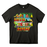 Asphalt Fiesta siesta tequila repeat Heavy Core Tee - FaDigitalArtStudio