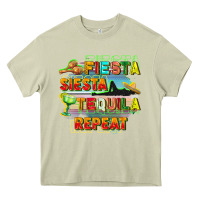 Mossy Fiesta siesta tequila repeat Heavy Core Tee - FaDigitalArtStudio