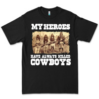 Black my heroes have always killed cowboys retro Premium Tee - linhVisuals